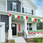 Red, White & Green Pennant Banner
