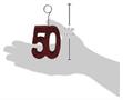 Glittered "50" Photo/Balloon Holder