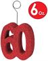 Glittered "60" Photo/Balloon Holder