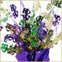 Mardi Gras Gleam 'N Burst Centerpiece