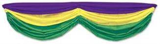 Mardi Gras Fabric Bunting
