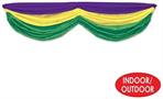 Mardi Gras Fabric Bunting