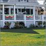 Red, White & Green Fabric Bunting