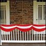 Red & White Fabric Bunting
