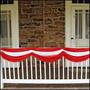 Red & White Fabric Bunting