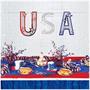 Glittered USA Streamer