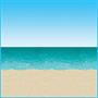 Ocean & Beach Backdrop