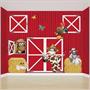 Red Barn Door Props