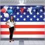 Patriotic Stars Backdrop