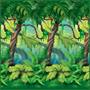 Jungle Trees Backdrop