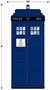 Police Call Box Door Cover