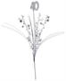 Glittered "40" Metallic Star Spray