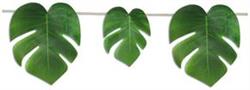 Fabric Tropical Palm Leaves Streamer