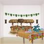 Fabric Tropical Palm Leaves Streamer
