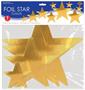 Pkgd Foil Star Cutouts