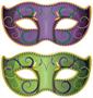 Jumbo Mardi Gras Mask Cutouts