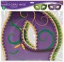 Jumbo Mardi Gras Mask Cutouts