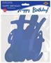 Foil Happy Birthday! Streamer
