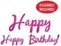 Foil Happy Birthday! Streamer