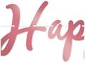 Foil Happy Birthday! Streamer