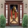Horse Racing Door Cover