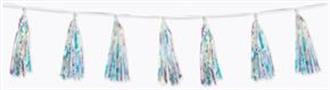 Iridescent Tassel Garland