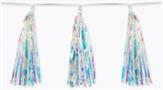 Iridescent Tassel Garland