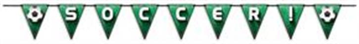 Soccer!/Football Pennant Streamer