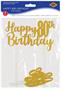 Happy "80th" Birthday Cake Topper