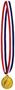 Football Medal w/Ribbon
