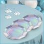 Iridescent Decagon Plates