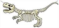 T-Rex Skeleton Streamer