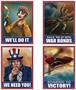 World War II Poster Cutouts