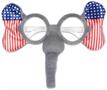 Patriotic Elephant Glasses