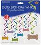 Dog Birthday Whirls