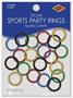Sports Party Rings Dlx Sparkle Confetti