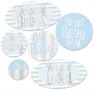 Foil Welcome Baby Cutouts