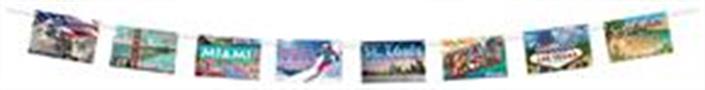 Travel America Postcard Streamer