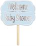 Foil Welcome ToThe Baby Shower Yard Sign