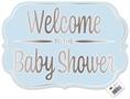 Foil Welcome ToThe Baby Shower Yard Sign