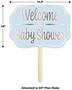 Foil Welcome ToThe Baby Shower Yard Sign