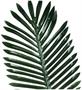 Fabric Fern Palm Leaves