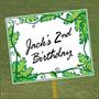 "Blank" Jungle Yard Sign