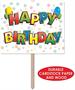 Happy Birthday Yard Sign