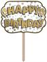 Foil Happy Birthday Yard Sign
