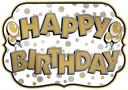 Foil Happy Birthday Yard Sign