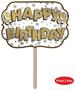 Foil Happy Birthday Yard Sign