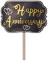 Foil Happy Anniversary Yard Sign