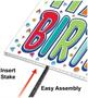 Plastic Happy Birthday Yard Sign