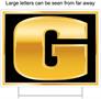 Plastic Grad Yard Sign